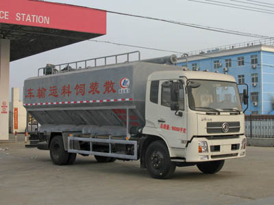 東風(fēng)天錦10噸散裝飼料運輸車(chē)